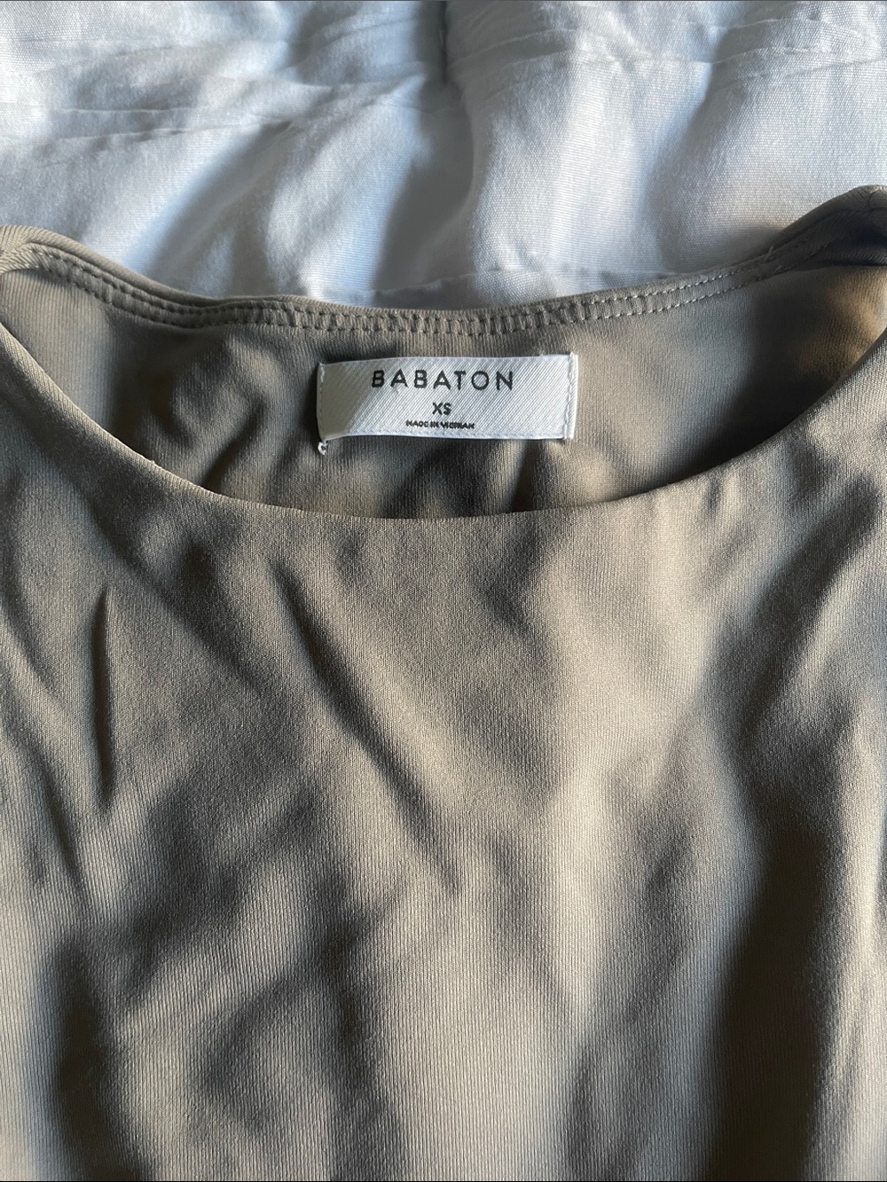 Babaton Olive-Taupe Sleeveless Bodysuit - Picture 2 of 5